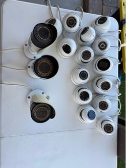 17 HD Security Cameras – Mix of Dome & Bullet – $250