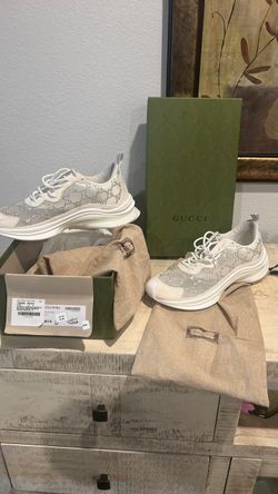 Gucci , beige white ,size 11