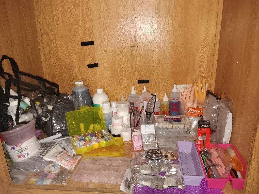 Complete Nail Technician Supplies Massive Collection