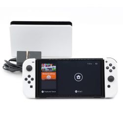 NINTENDO SWITCH OLED HEG-001 HANDHELD CONSOLE 64GB WHITE