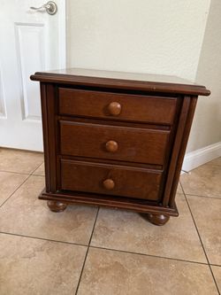 Solid Wood Nightstand