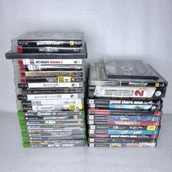 Lot Of 35 Video Games For Sale, Xbox One, Xbox 360, PlayStation 3 & 2, PC 