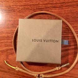 Vintage Louis Vuitton Brown Vachetta Leather Strap 