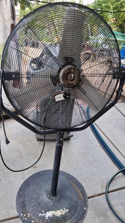 Large Industrial Pedestal Stand Fan