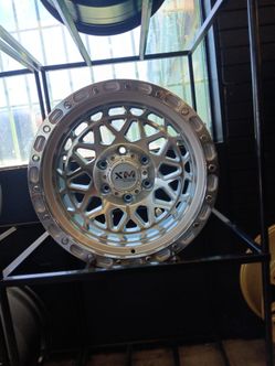 17x9 xm rims 6 lug 6x139 6x5.5 on new tires 285 70 17