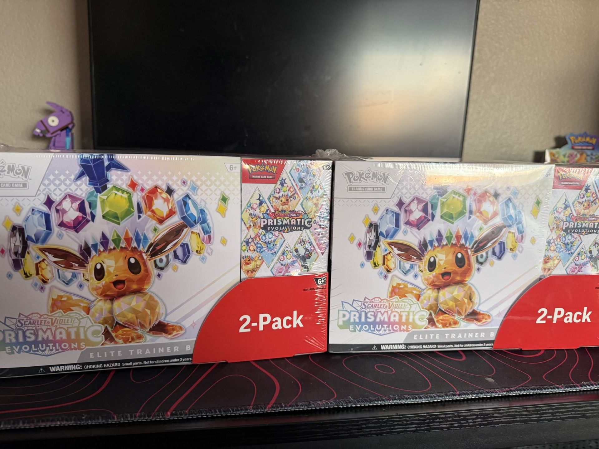 Pokemon Prismatic Evolutions ETB + Booster Bundle 2-pack