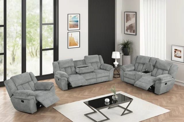 Dallas Grey Reclining 3pc ❤️❤️❤️❤️