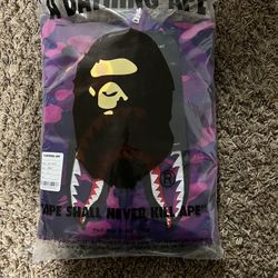 Purple Camo Bape Hoodie 