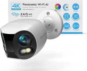 Amcrest Dual-Lens 4K (8MP) Outdoor Security WiFi Camera