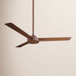 Roto 52 in. Indoor Distressed Koa Ceiling Fan with Wall Control - New In Box