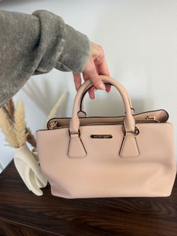 Michael Kors Blush Pink Saffiano Leather Satchel