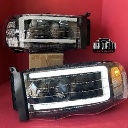 Dodge Ram 2002. 2005 Headlights.