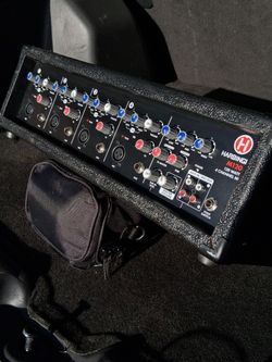 Harbinger M120 120-Watt 4-Channel Powered Mixer – Portable Pro Audio