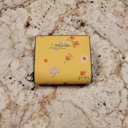 Coach Snap Wallet With Mystical Floral Print