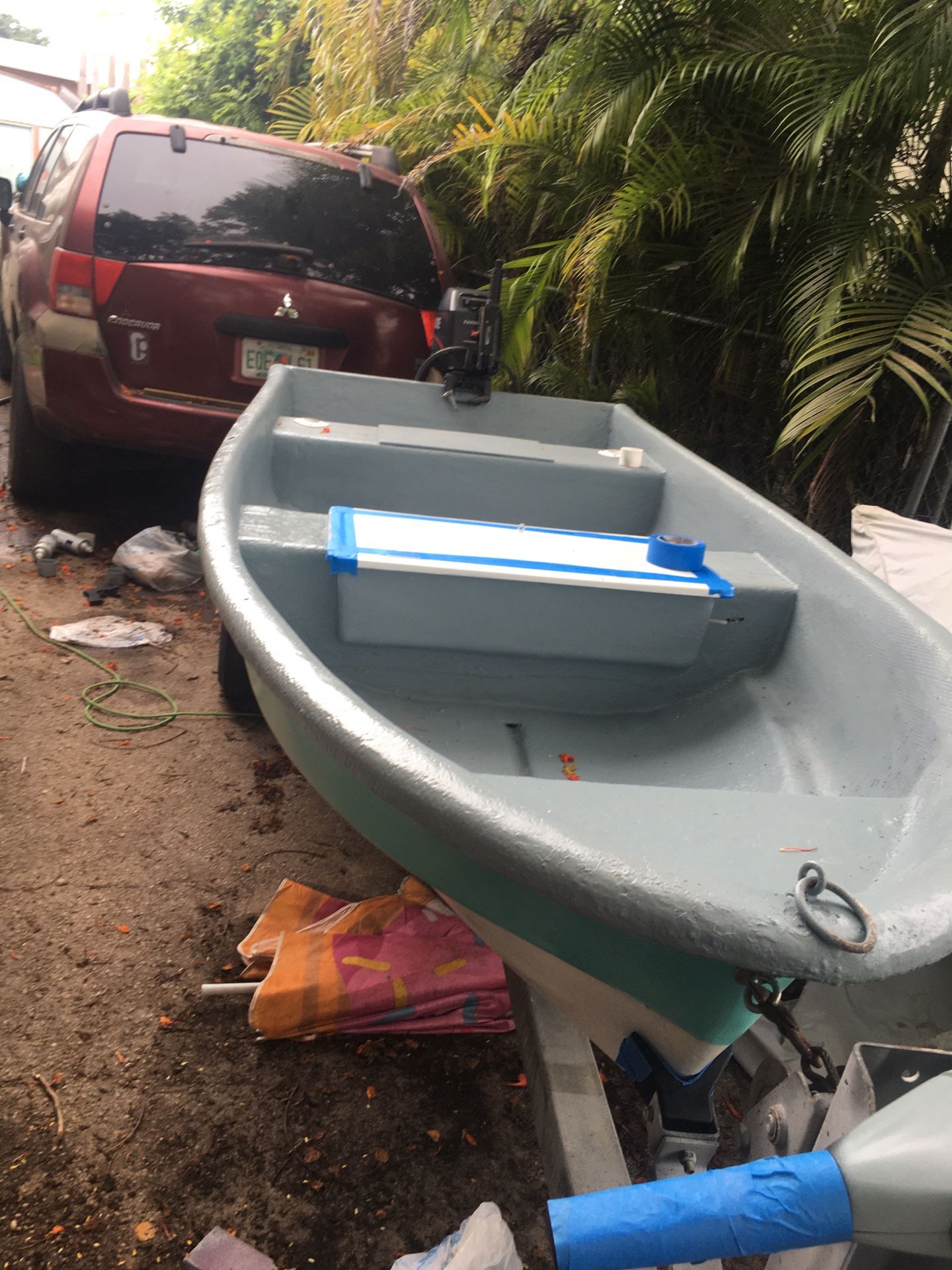 Selling my 12 foot fiberglass boat for sale for Sale in Miami, FL OfferUp