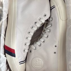 Pro Keds Royal Hi Leather White Size 9.5M