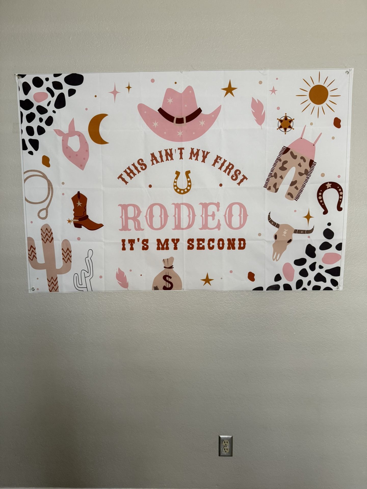 Ain’t My First Rodeo, It’s My Second Birthday Sign