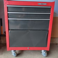 Craftsman Tool Box on Wheels 26.5" x 18" x 35" tall