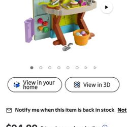 Fisher-Price Laugh & Learn Grow-the-Fun Garden to Kitchen, Interactive Playset *Great Bridge*