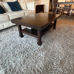 Pier 1 Imports solid wood coffee table