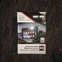 Dash Mount 7" Touchscreen Monitor With Wireless Apple And Android 