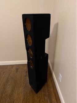Speaker box and side mirrors