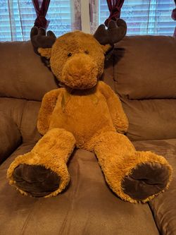 Large Plush Moose Stuffed Animal