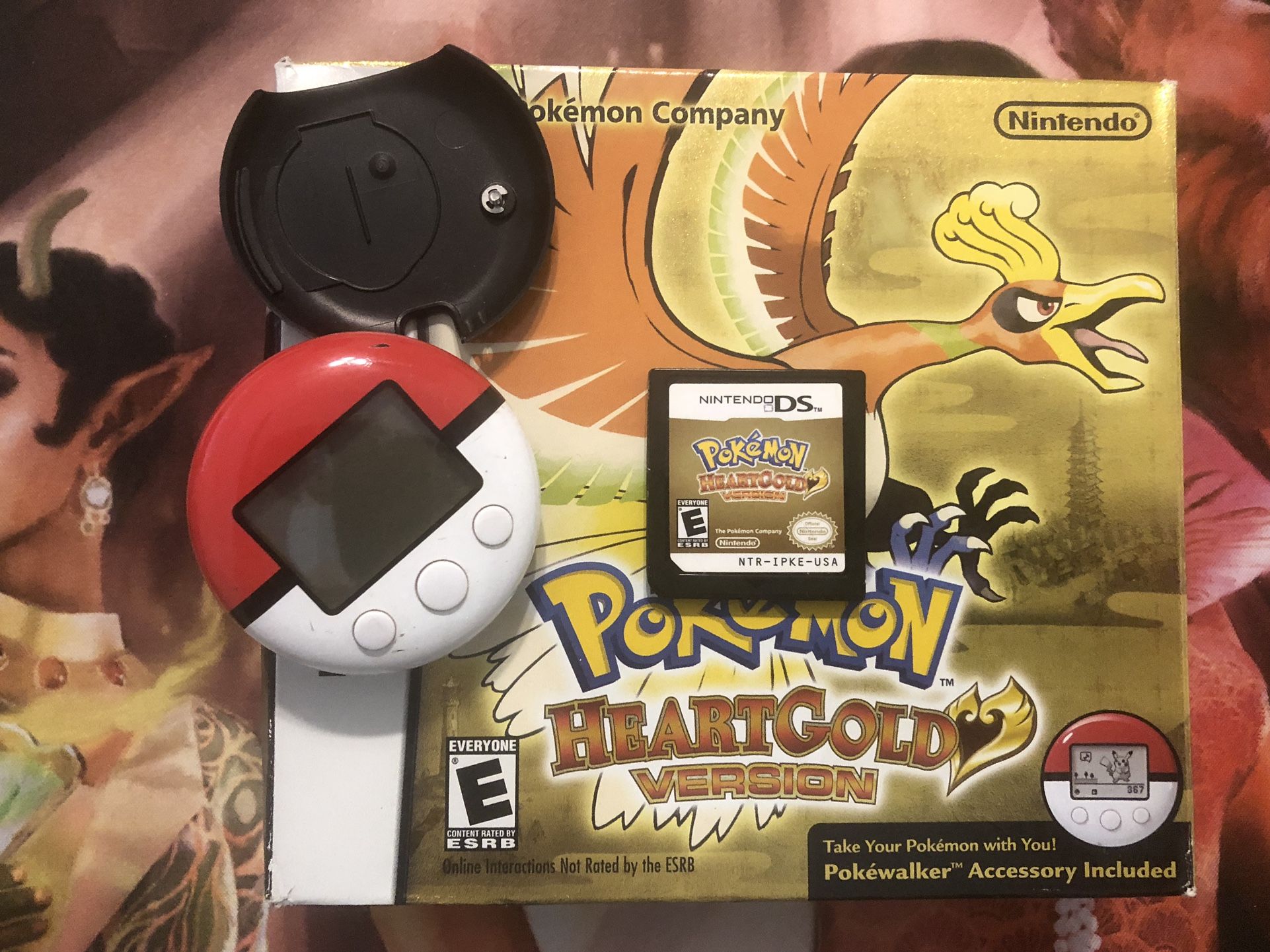 Pokémon Heart Gold version Complete W/Pokewalker