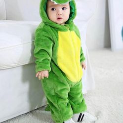 New Baby Toddler Dinosaur Crocodile Pajama (0-3 Months) (3-6 Months)