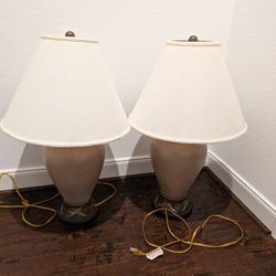 Twin Table Lamps ($15 each/$25 Both)
