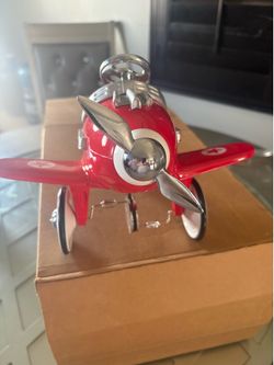 Zonex Miniature metal 1995 coca- cola Pedal Air Plane 1/18 Diecast Ken Kovach