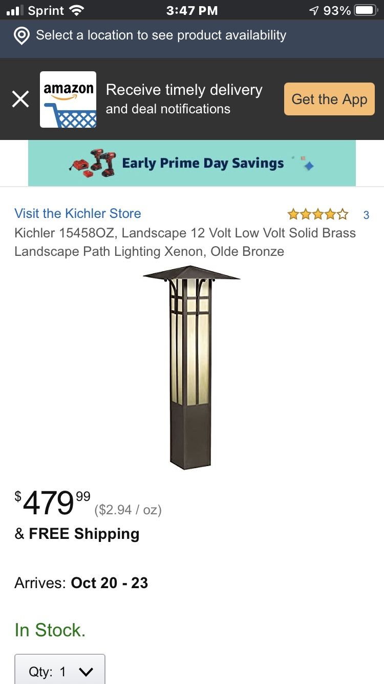 Kichler 12 volt lights