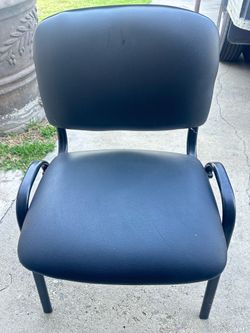 Black office chairs