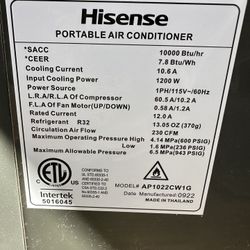 Hisense 100000 BTU AC