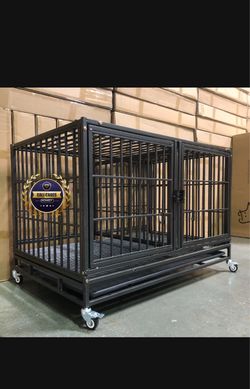 Dog pet cage kennel size 43 with divider and trays new in box