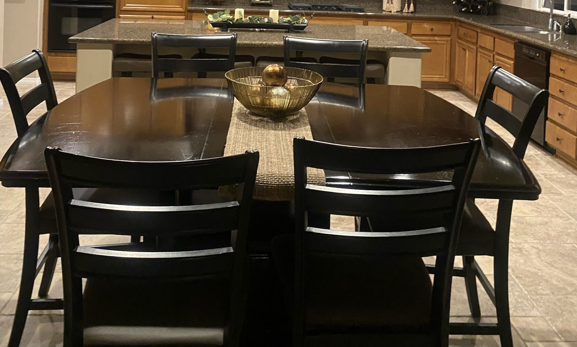 Espresso Kitchen Table