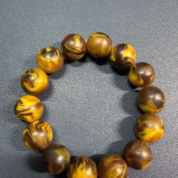 Beeswax Amber Bracelet 