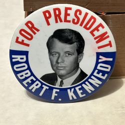 Robert F. Kennedy President RFK 1968 Political Campaign Button