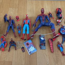 Spider Figure Collection Lots All For $30