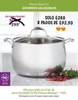 Olla De 22 Qt Triply Princess House