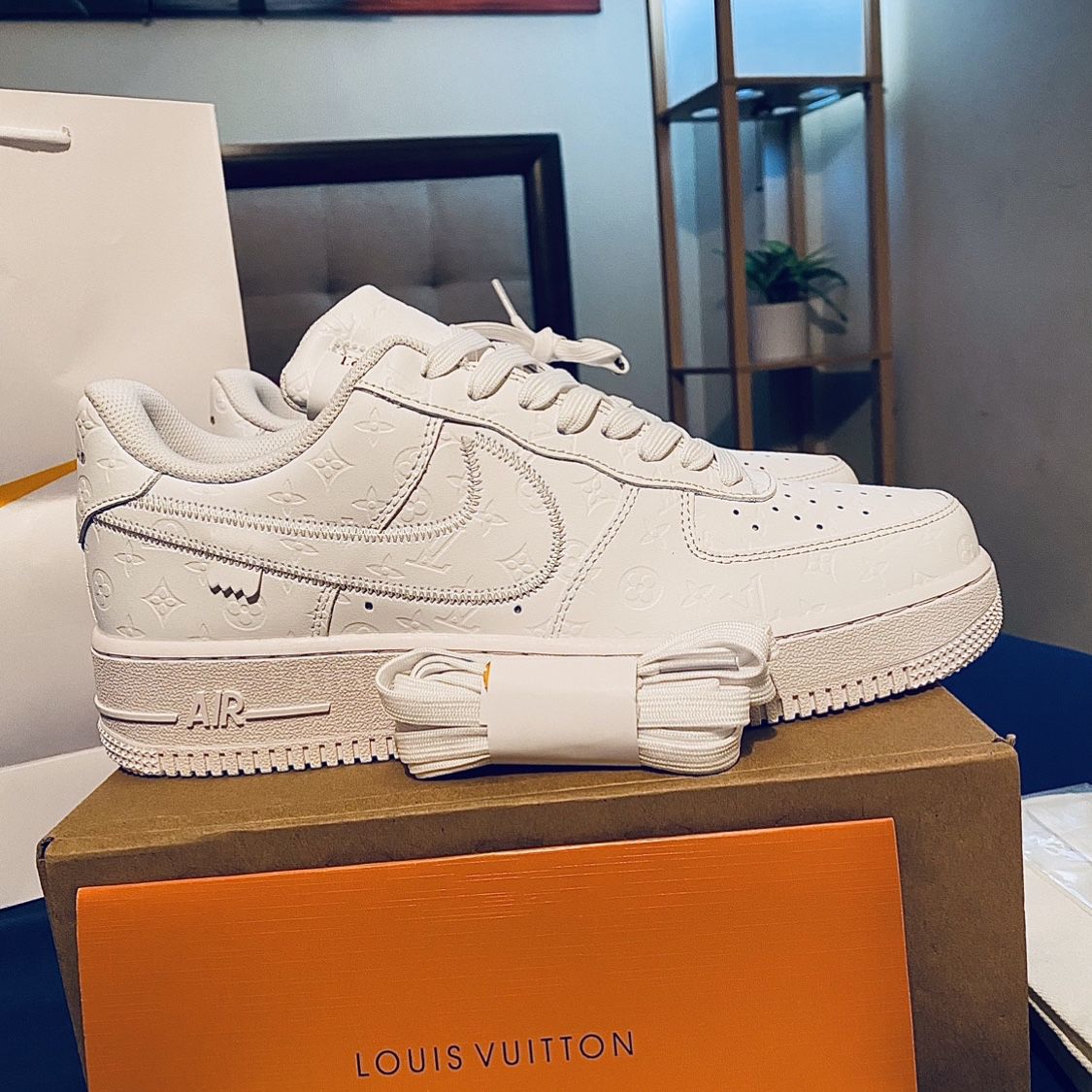 Louis Vuitton Air Force One Nike for Sale in Chicago, IL - OfferUp