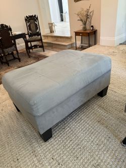 Grey Ottoman