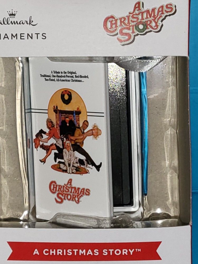 Christmas Story Retro VHS Cassette Tape Ornament Hallmark