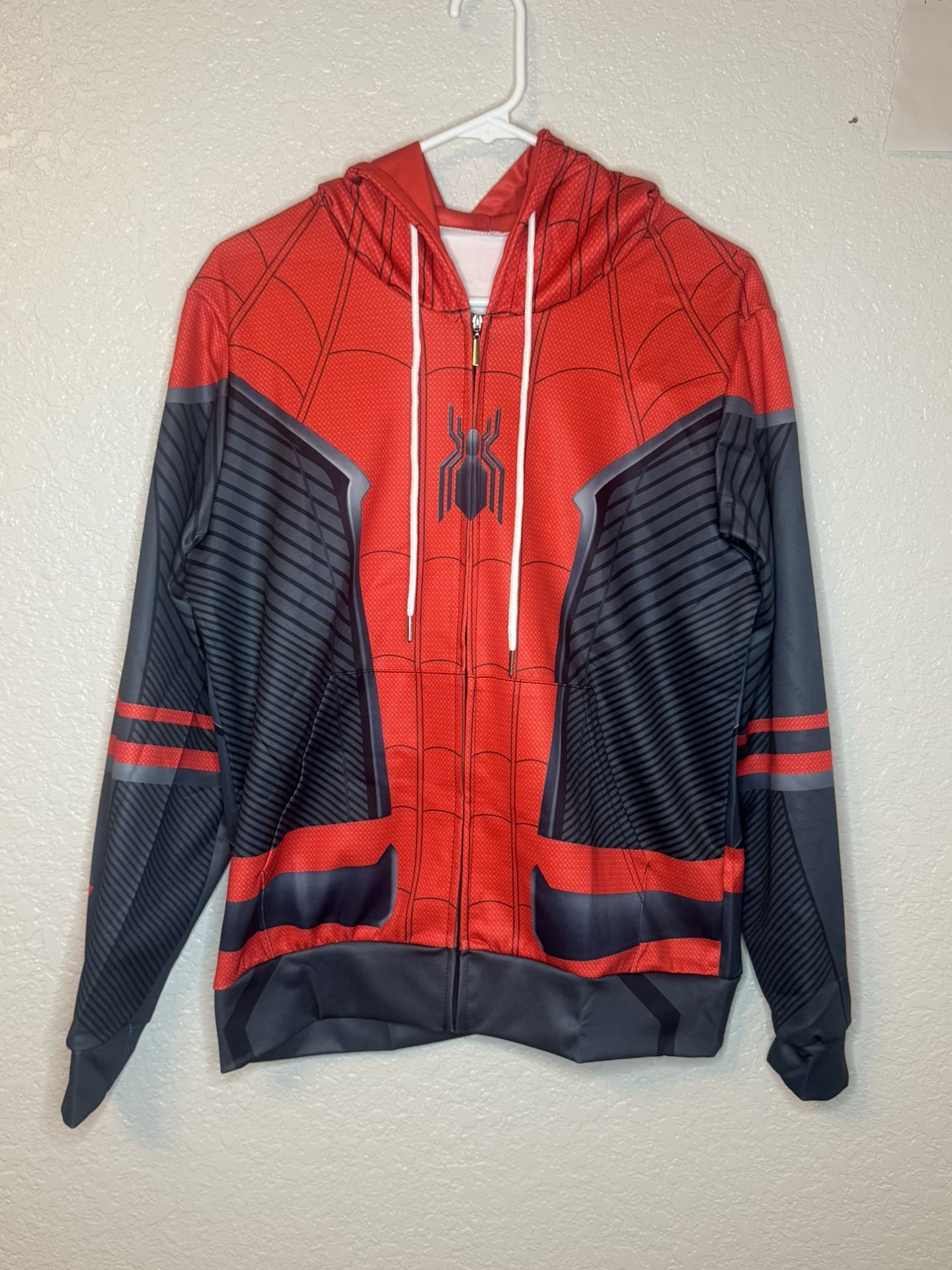Brand New - SpiderMan Cardigan Zip Hoodie Cosplay ( $33.88 Value )