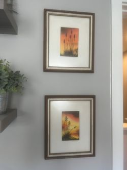 Vintage Watercolor Paintings 