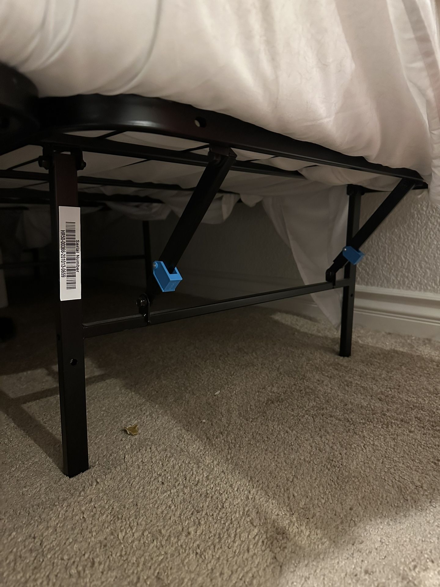 Queen Foldable Metal Bed Frame