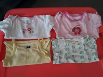 onesies size 9M by Carter's