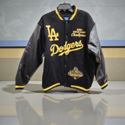 Limited Edition Black And Gold Dodgers 2025 Championship Jacket 