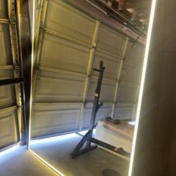 LED full length mirror