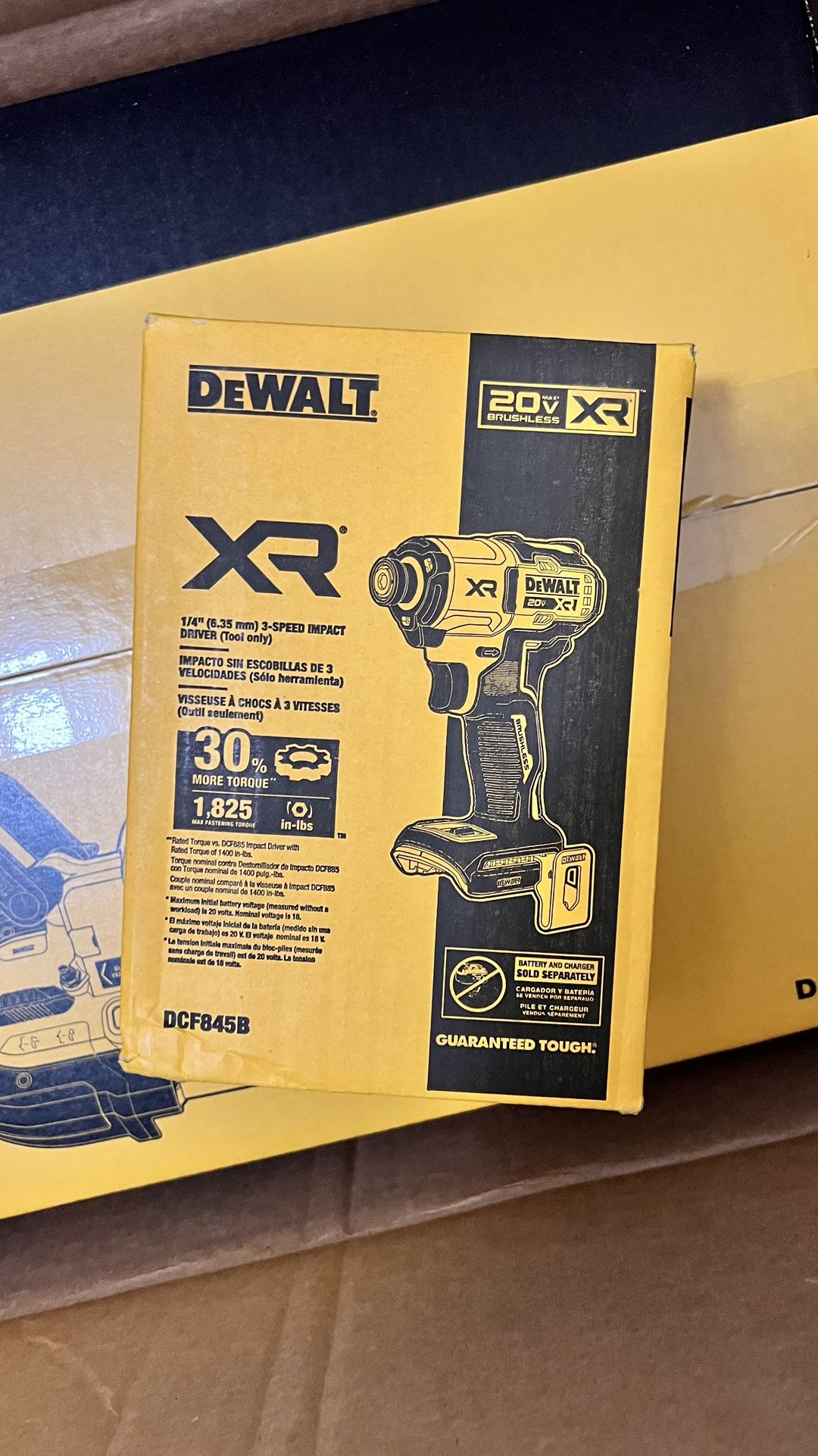 DeWALT 20V Max XR 3-Speed Impact Driver, Tool Only